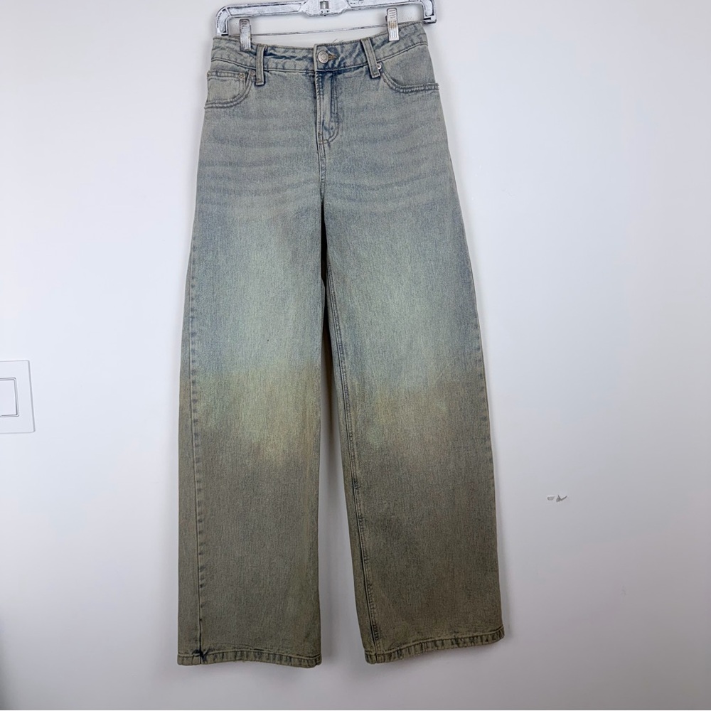Two tone brown wash jeans in size 5 (28)